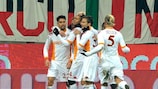 Marco Borriello scored the winning goal for Roma