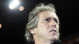 Jardel Vieira is the second new face to be welcomed at Benfica by coach Jorge Jesus (pictured)