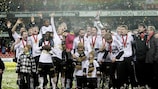Rosenborg célébrant le titre 2010