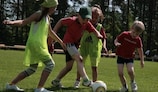 Activities are planned throughout Latvia for UEFA Grassroots Day