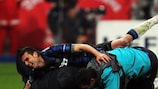 Inter celebrate a notable UEFA Champions League success in Munich
