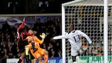 William Gallas made a vital goal-line clearance from Robinho in the first half