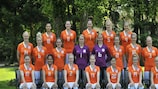 La plantilla femenina sub-19 de Holanda