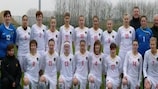 The Belgium women's U19 squad