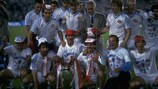 Футболисты ПСВ празднуют триумф в Кубке европейских чемпионов-1987/88