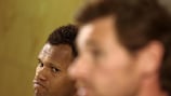 Rolando listens as André Villas Boas fields questions from the press on Wednesday
