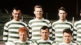 Willie O'Neill (oben links) mit Celtic im Jahr 1967