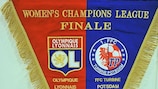 Der Endspielwimpel in der UEFA Women's Champions League