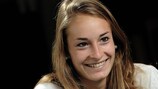 La Belge Tessa Wullaert s'est confiée à UEFA.com à Cervia