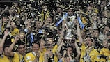 AEK lift their first piece of silverware in nine years