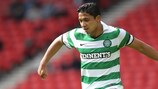 Emilio Izaguirre has been named the SPFA's Player of the Year