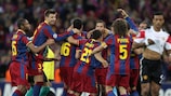 Os jogadores do Barcelona receberam palavras de elogio calorosas da parte do seu treinador devido à exibição realizada em Wembley