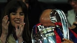 Der von vielen als "beste Spieler der Welt" bezeichnete Messi am Ziel seiner Träume