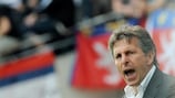 Claude Puel in the dugout during last month's Ligue 1 meeting with Toulouse