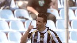 Antonio Di Natale scored in the UEFA Champions League play-off defeat by Arsenal