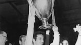 Velibor Vasović celebrates winning the 1971 European Cup with Ajax