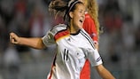 Lena Lotzen celebrates after putting Germany 3-1 up