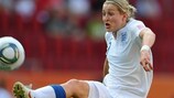 Ellen White scores England's opening goal against Japan