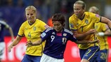 Nahomi Kawasumi a marqué un doublé contre la Suède