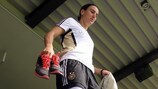 Birgit Prinz a évolué en équipe d'Allemagne pendant 17 ans