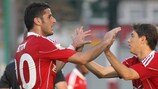 Maor Melikson (right) has scored three goals for Wisła in 2011/12 qualifying