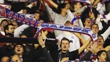 Los aficionados del Hajduk esperan enfrentarse al Inter el próximo jueves