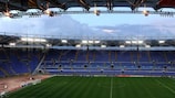 The Stadio Olimpico in Rome, where the game was played
