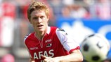 Rasmus Elm plies his trade with AZ Alkmaar in the Netherlands