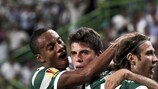 Sporting Clube de Portugal freut sich über den Sieg gegen Lazio