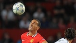 Basel's Marco Streller made life difficult for United's defenders in the 3-3 draw in Manchester