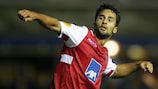 Hélder Barbosa scored twice in Braga's opening Group H victory against Birmingham