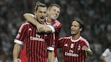 Zlatan Ibrahimović put Milan on the path to victory against Plzeň last time out