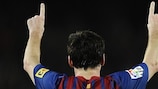 Lionel Messi conseguiu o seu 12º "hat-trick" pelo Barcelona