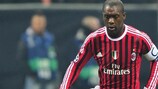 Clarence Seedorf scored Milan's second goal against Lazio