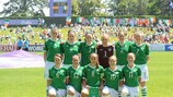 The Republic of Ireland has set a fine example in women's football development – here, the team that finished UEFA European Women's Under-17 Championship runners-up in 2010