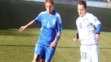 Lidija Kuliš erzielte zwei Treffer gegen Griechenland