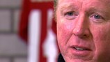Steve McClaren habló con UEFA.com