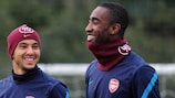Johan Djourou (right) has joined Hannover for the remainder of the season