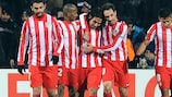 Фалькао - сымый результативный игрок "Атлетико" в текущей Лиге Европы