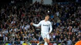 Cristiano Ronaldo marcó el quinto gol del Madrid ante la Real, su gol 101º en Liga