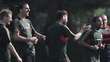 Zlatan Ibrahimović (second left) is hoping to write a new chapter in the rich history of Milan