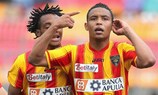 Luis Muriel (right) spent last season on loan at Lecce