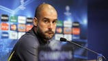 Josep Guardiola is wary of Milan's attacking strength