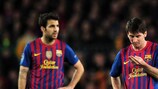 Cesc Fàbregas e Lionel Messi e una serata da dimenticare