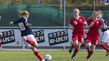 Scotland take on Wales in the international development tournament in Nyon