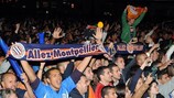 Montpellier fans were in jubilant mood following their team's triumph
