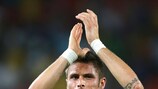 Olivier Giroud played three times for France at UEFA EURO 2012