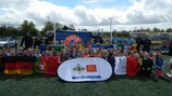 UEFA EURO 2012 was the theme of one of the activities for UEFA Grassroots Day in Northern Ireland