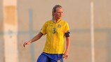 Amanda Ilestedt fue la capitana de la selección sueca que conquistó el Europeo femenino sub-19 de hace doce meses