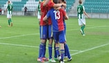 Два гола Александра Фрея (номер 13) остудили пыл эстонцев